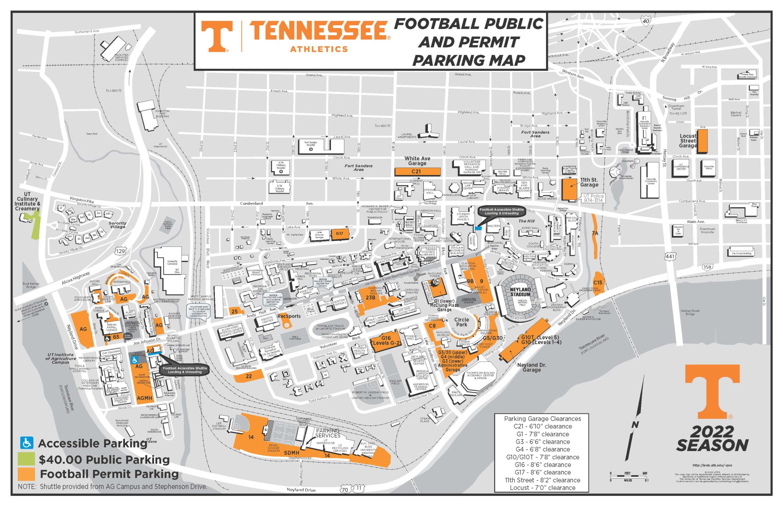 Donor Lots Football Parking Map 7 18 2022 final