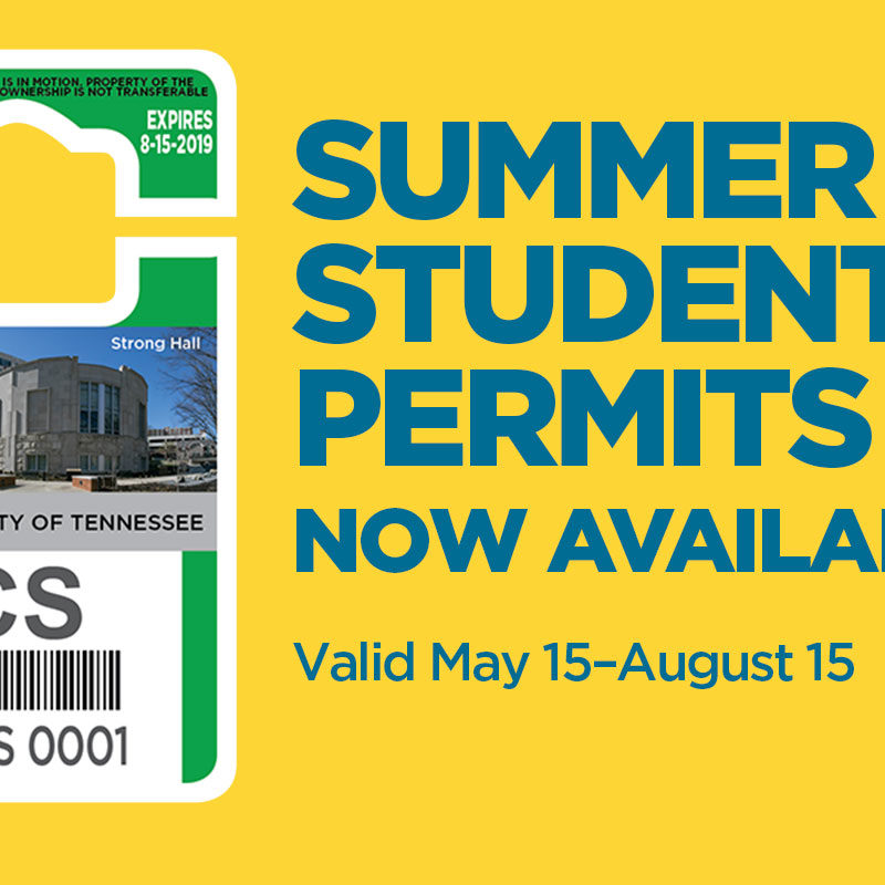 Summer Student Permits Now Available